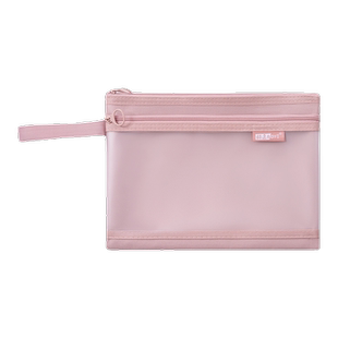 a4文件袋资料包拉链式透明防水文具袋A5孕妇产检收纳袋病历本孕检袋学生用便携学习简约补习袋家用证件收纳袋