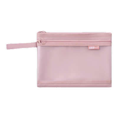 文件袋拉链袋TPU+帆布透明防水A4