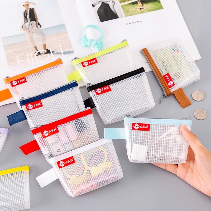 EVA防水三角包立体透明拉链包拉链袋迷你零钱袋身份证卡片袋硬币小卡片收纳袋公交银行卡袋女士内小包分类包,文具电教/文化用品/商务用品,卡套/证件套,淘宝优惠券,粉丝福利购,淘宝优惠卷