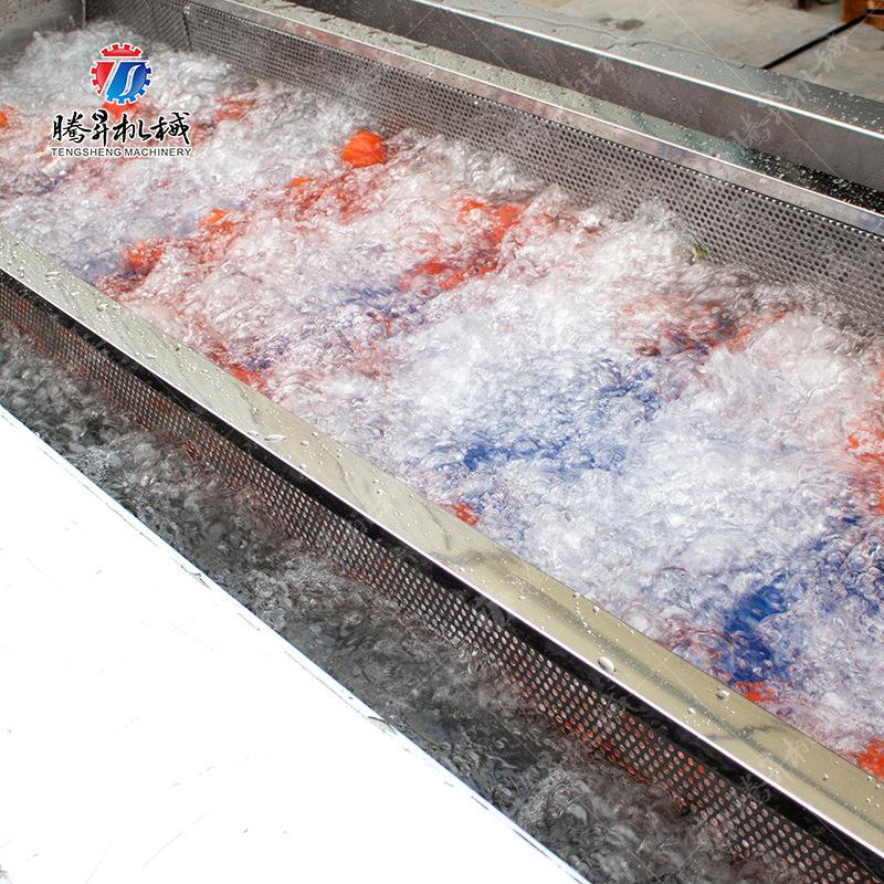 土豆萝卜加芋头生生姜清253洗脱皮产线 根茎类洗工毛辊清生产线