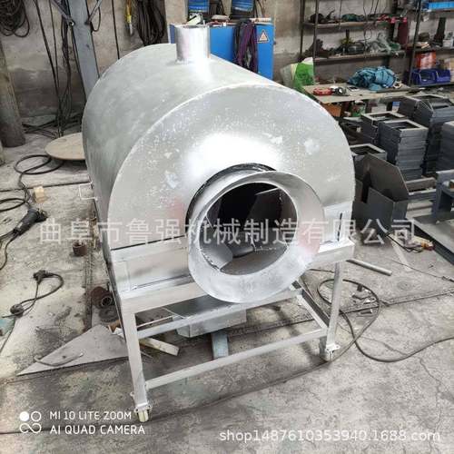 炒瓜子板栗炒AAB锅 品不锈钢电热加滚筒式炒药设备 食中药机材炒