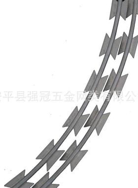 丝滚笼生产厂家 BTO-22镀锌监用刀片刺刺狱绳机防攀场爬 刀片刺绳