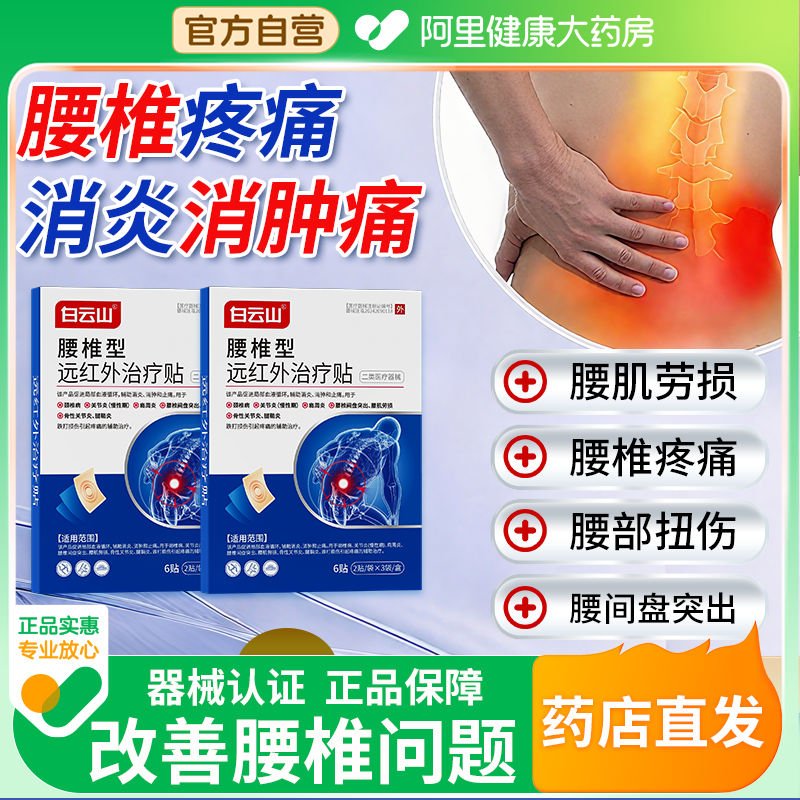 【药房严选】腰间盘突出膏贴