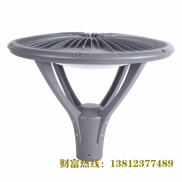 厂家直销 高光效 高品质 60W LED一体压铸庭院灯 圆形庭院灯QBZ2