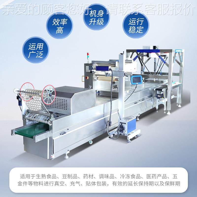 自伸膜包装机 粽子热狗牛排卤蛋拉伸膜包装拉 全动DL240232