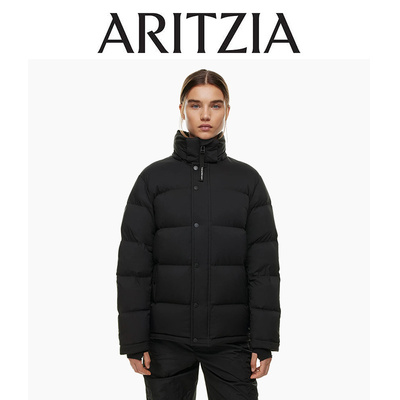 加拿大正品Aritzia The Super Puff羽绒服白鹅绒拉链外套女秋冬季