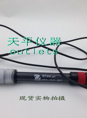 美国OHAUS奥豪斯ST210实验室二合一充液ph塑壳电极/探头80252530