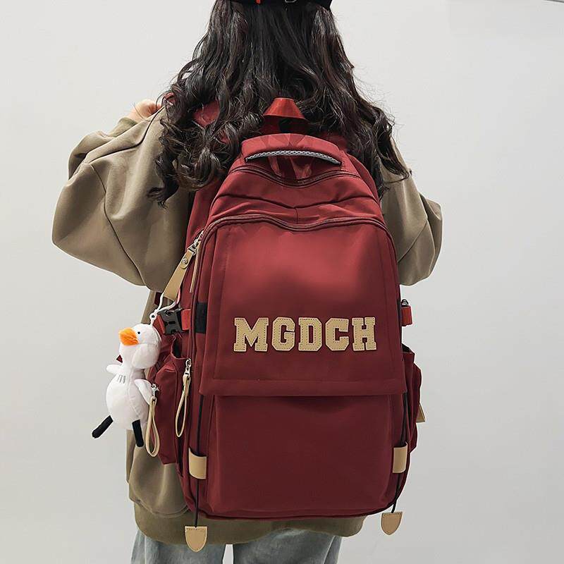 减负护脊大容量书包男高中生双肩包小学初中生女款大学生秋冬背包