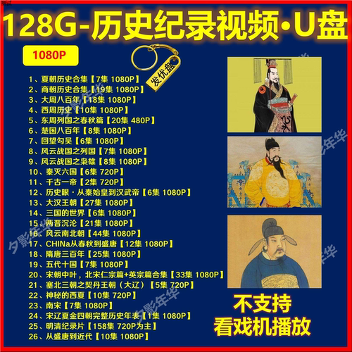 历史纪录U盘视频优盘国语解说MP4