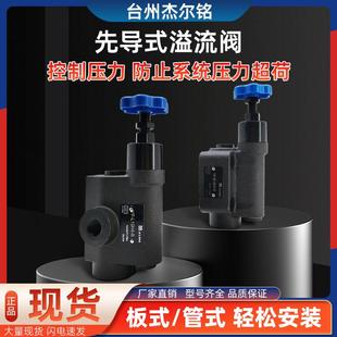 调压阀 溢流阀YF B10H4 杰尔铭上海型先导式 L10H1 板式