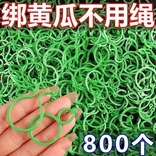 爬藤黄瓜茄子扎绑8字扣植物固定扣葫芦圈园艺8字扣园艺绿植固定夹