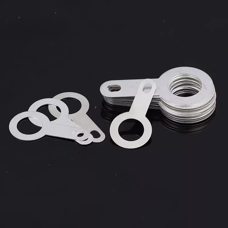 单头焊片铜垫圈线耳铜接线片圆形环形焊接端子铜垫片M2.2 -M6.2