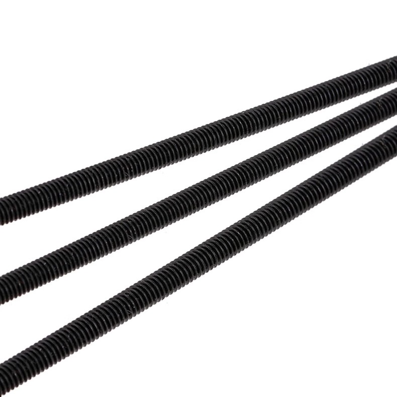 12.9高强度螺纹丝杆丝杠通丝牙条螺杆全螺纹通丝杆M2M2.5M3M4M5