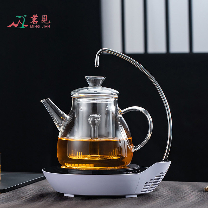 上水电陶炉耐高温玻璃蒸煮茶壶