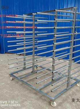 具麦烤漆多层可移动吸橱衣柜塑门板钢管晾胶70213架晾晒家台可推