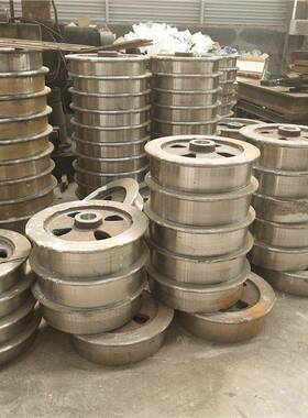 车轮对矿轨铁距路矿车边轨道32434轮实心铸钢直单径