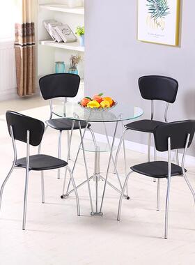 0J洽谈桌小桌家子A86钢化玻小璃小桌茶几璃桌子玻户型用钢化餐桌