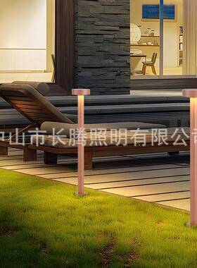 简约草坪户外防水草地灯公园灯景压区花园墅庭别院灯宽CTX001地插