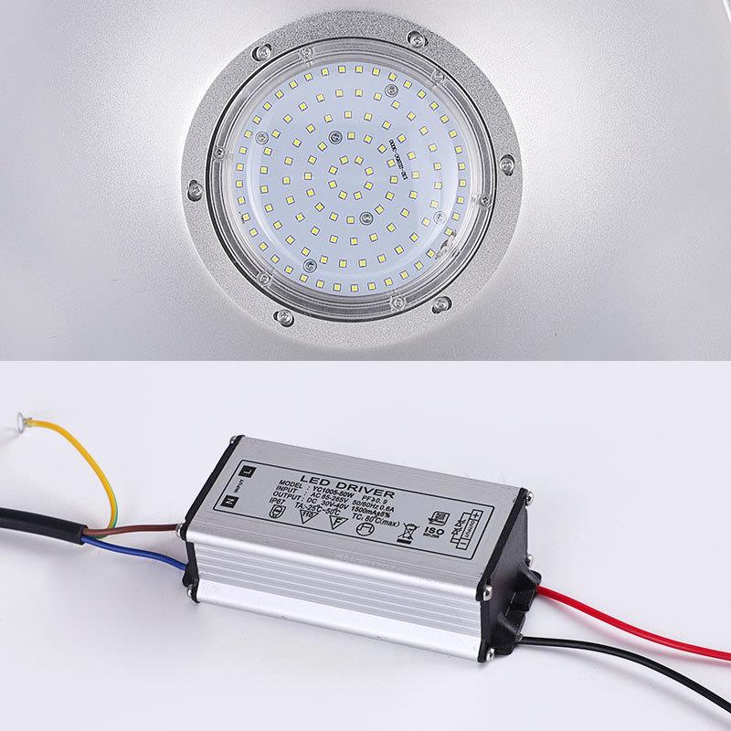 灯l房ed工灯矿100w20BND0w工厂灯厂工业照明灯车间仓库球场吊高棚