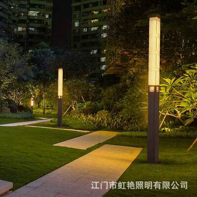 新中杆式方形外景28063观灯户小区广场圆柱高庭院3米园林公园l灯e