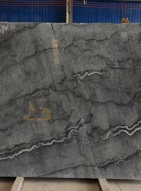 布鲁斯灰广西灰石天大理石海广西灰然蓝酒砖店别墅庭院洋园林地意