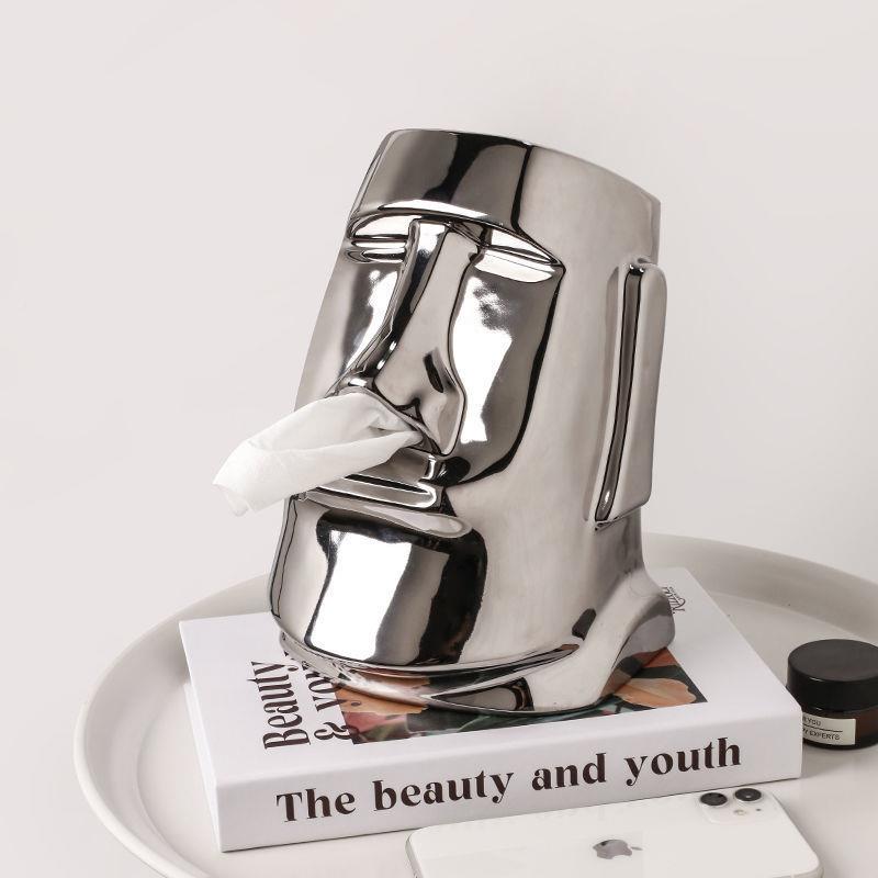 意抽巾象人脸XEX纸盒客厅茶几家用抽纸盒个性搞怪样创板装饰摆房