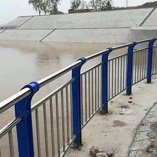 YYQ河道桥横梁护高两侧防撞栏护架栏园林景观防护栏杆三梁防撞护