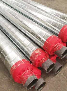 镀锌铁皮架温空聚酯保保41091管聚氨酯发泡温管预制架空螺氨旋保