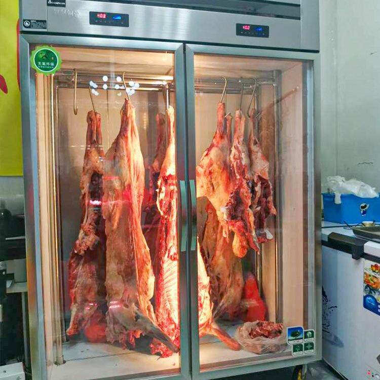 立柜商用保鲜柜鲜冷肉冻柜挂肉柜羊肉冷藏立牛排式冷鲜肉酸475展