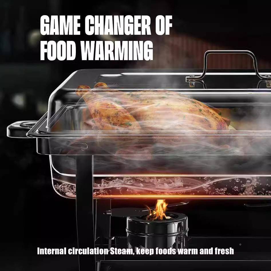 不锈钢热自助餐炉叠精IGF布菲酒炉酒店折保温炉食物加容器