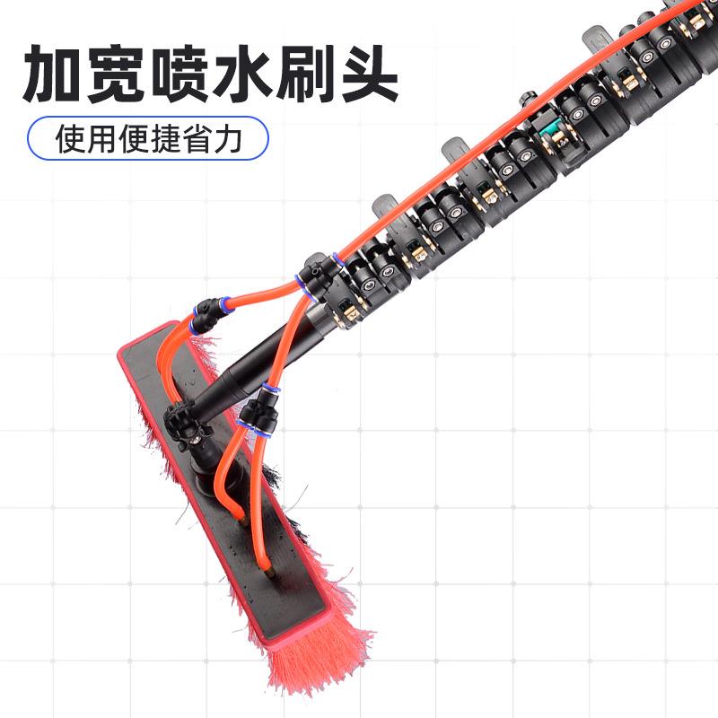 -28米清光伏板广告招牌洗工具通水擦玻璃碳4素杆361伸缩加长门头