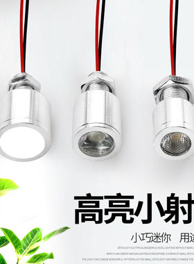 12V灯低压小灯珠微型小射灯5VLED灯24V高亮聚光设备仪器局部照明