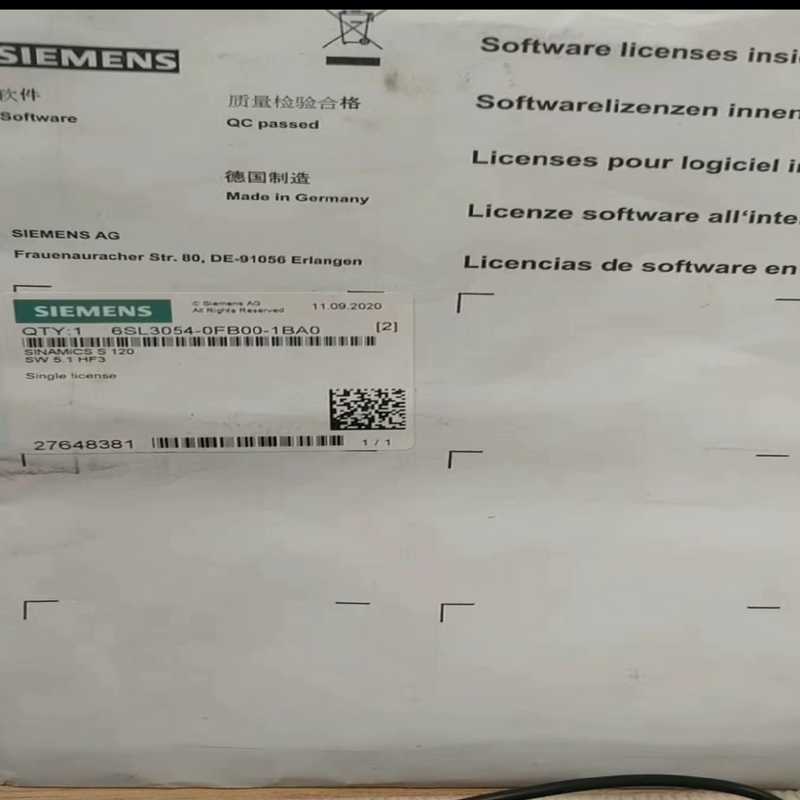 议~6SL3054-0FB01-1BA0内存卡