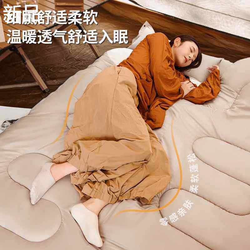 德国睡袋成人户外露营过夜冬季冬天加厚办公室防寒被子四季通用款