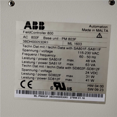 ABB AC800F PM803F 3BDH000530R1~议价