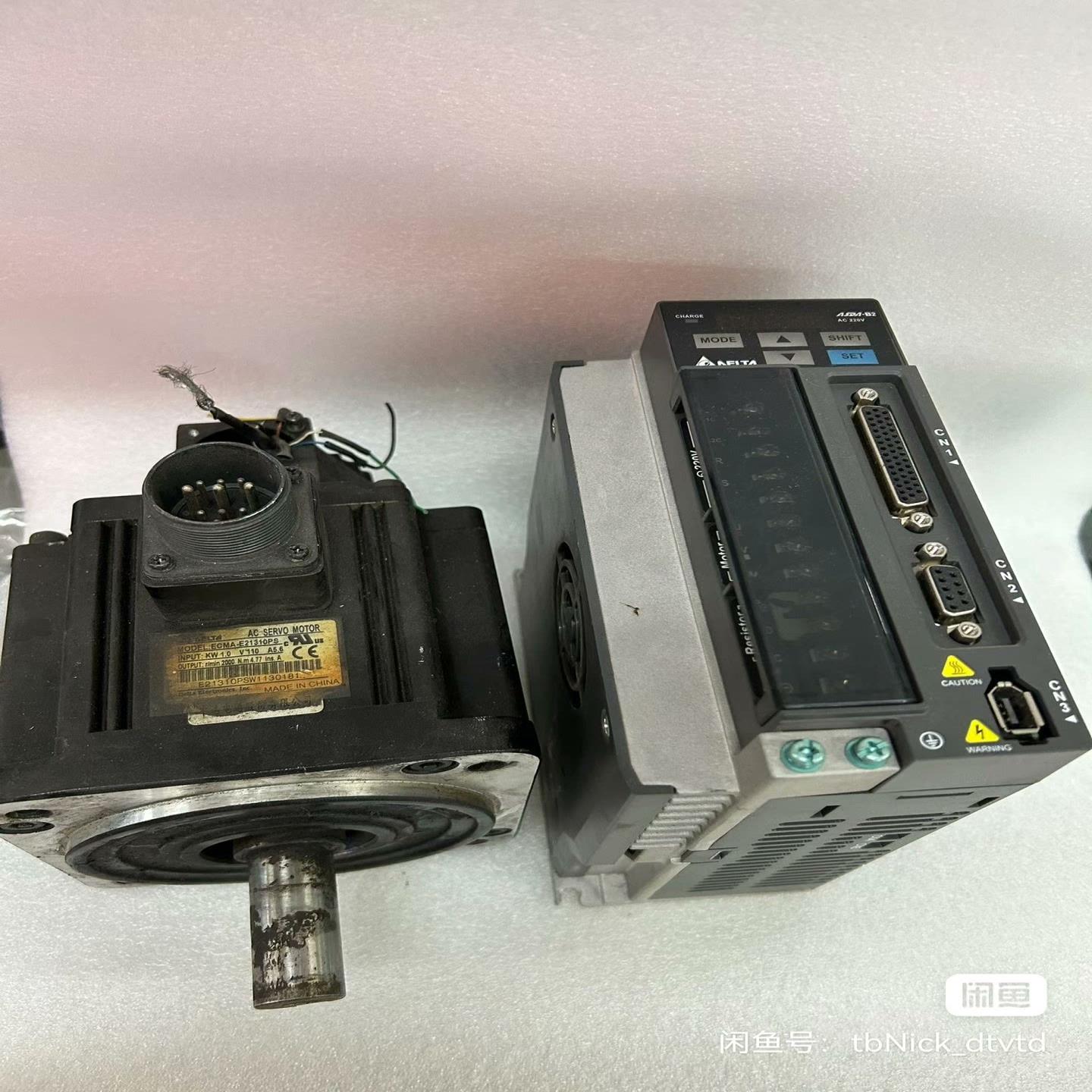 台达1KW 伺服驱动器电机ASD-B2-1021-B  EC(崽崽配件）