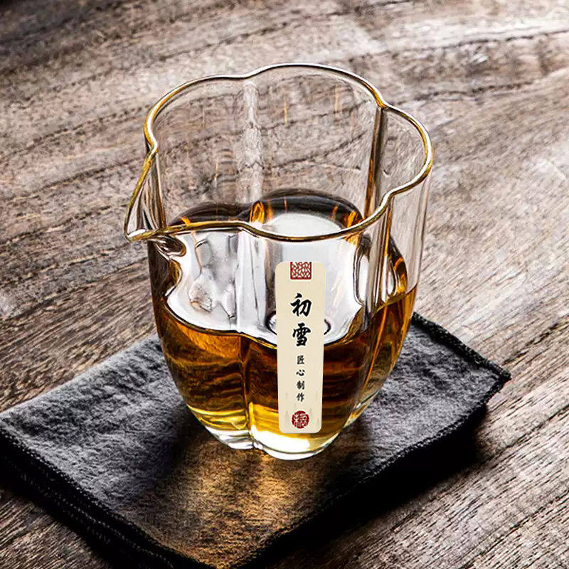 加厚耐热玻璃公道杯手工大号分茶杯子透明公杯茶海日式分茶器茶具