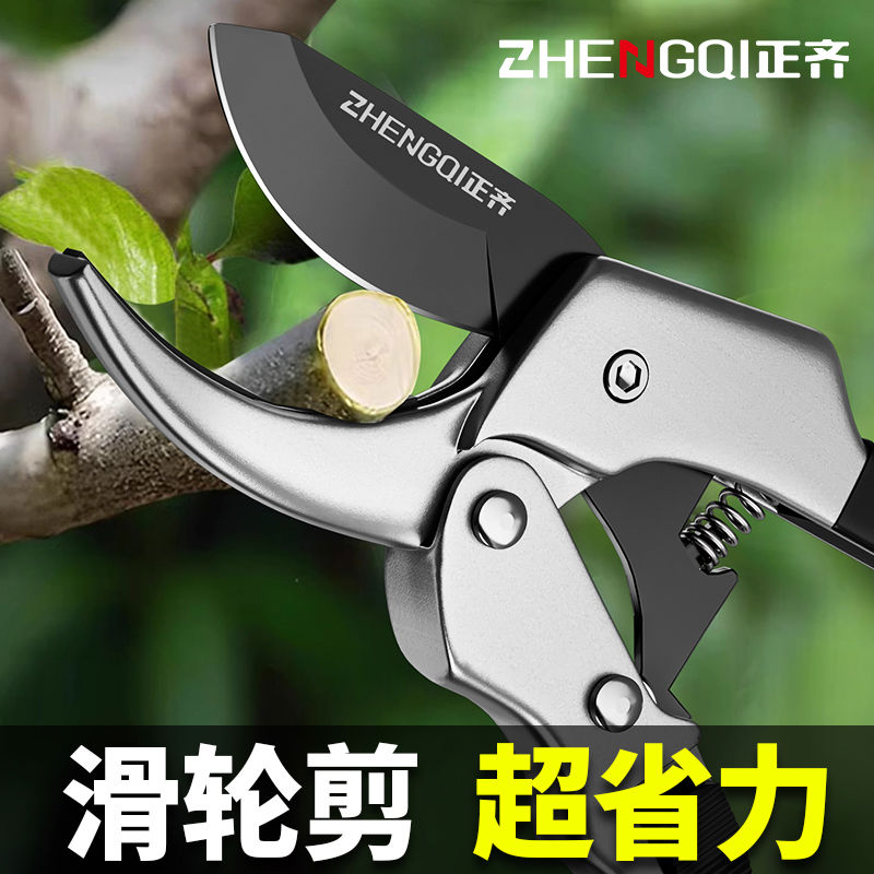 园艺剪刀修枝剪果树剪树枝专用园林修剪花剪滑轮剪配件不锈钢强力图片
