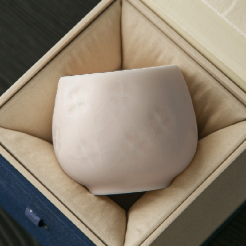 汝窑茶杯主人杯单杯女高端茗杯个人专用汝瓷茶具冰裂单个陶瓷杯