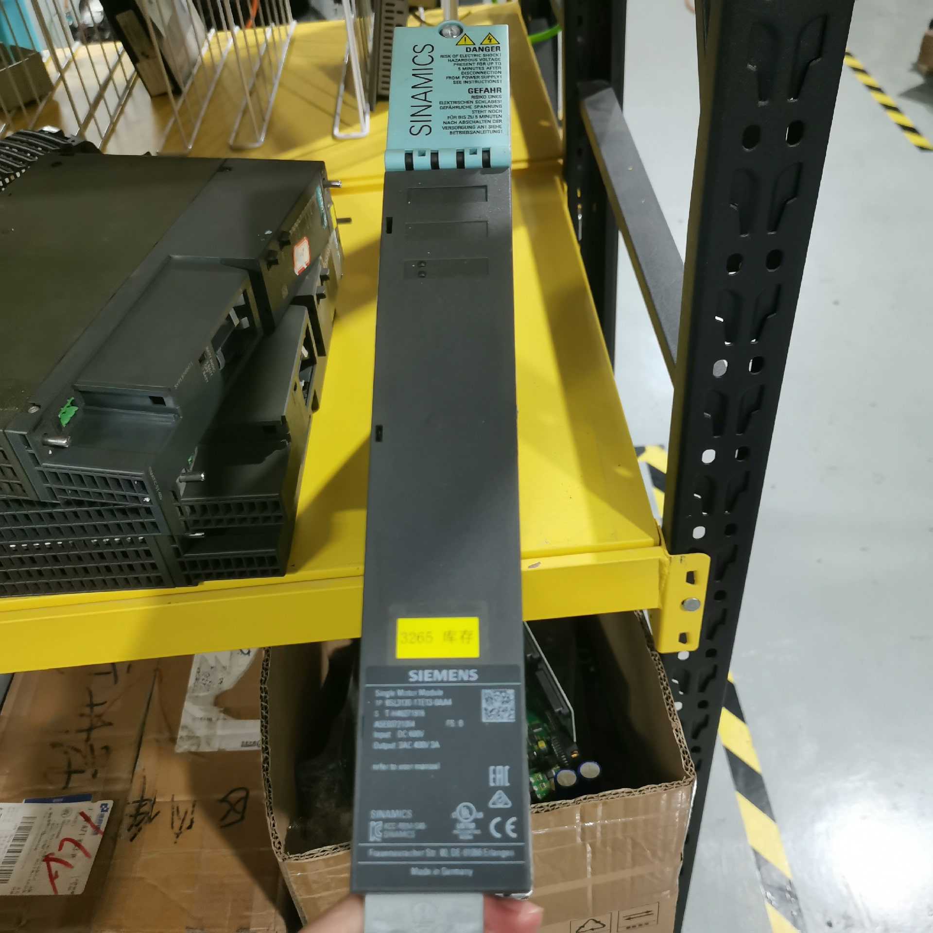 驱动器6SL3120-1TE13-0AA4，件（憨憨电子）