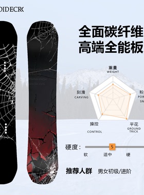 NOIDECRK25新款滑雪单板全地形地域入门进阶刻滑全能板男女通用款
