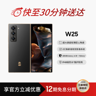 Samsung W25 官方正品 立省500元 旗舰商务 双卡5G折叠手机 三星 AI手机 心系天下