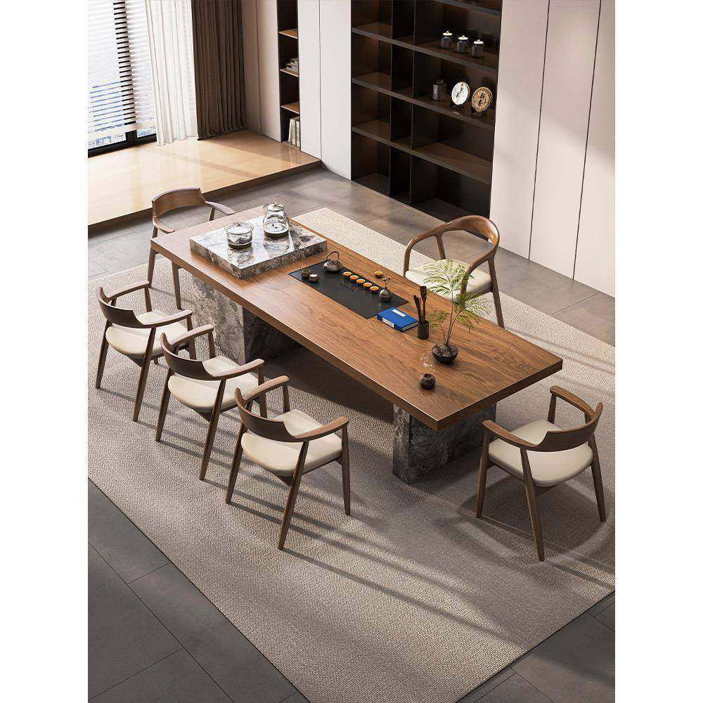 新中式实木茶桌椅组合2025新款高端客厅家用办公室禅意茶台泡茶桌,住宅家具,家用茶台/茶桌,淘宝优惠券,粉丝福利购,淘宝优惠卷