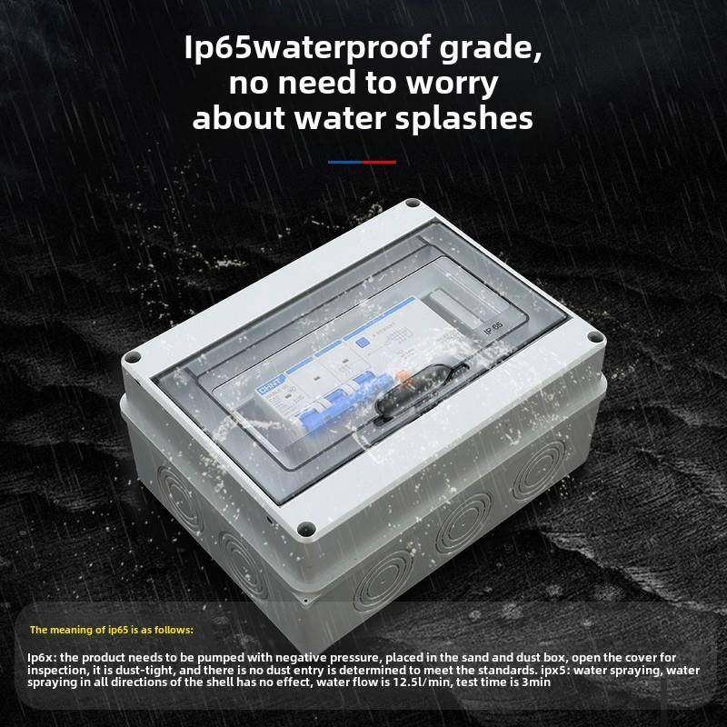 带空气开关漏电保护器组2P家用三相漏电保护器32A 63A 100A