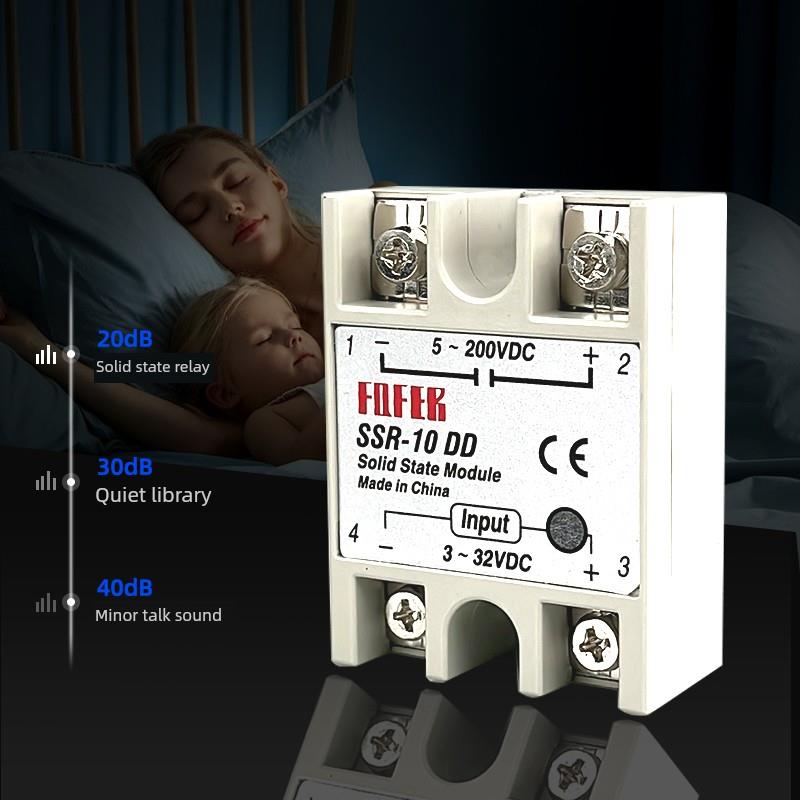 单相阳明固态继电器220V交流控交流SSR-25DA40A60A 24V直流控交流