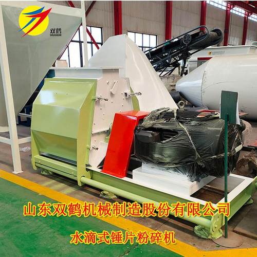 年产上万吨的猪牛羊饲料粉碎机 90kw锤片式粉碎机组 全套自动设备