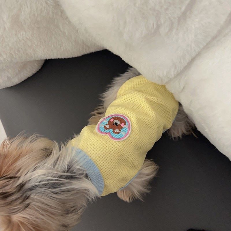 四季通用可爱猫咪衣服夏季薄款布偶猫防掉毛蓝猫宠物狗狗夏天背心