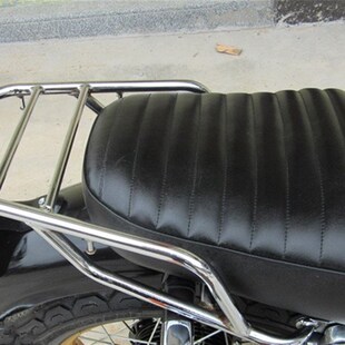 W800复古机车后货架 机车 W400h W650 后扶手 旅行架