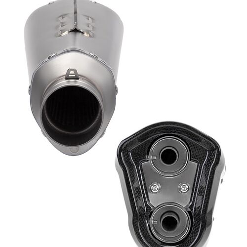 摩托车改装排气管gZ400 R3 CBR650 MT09 K165双孔通用尾段改装排