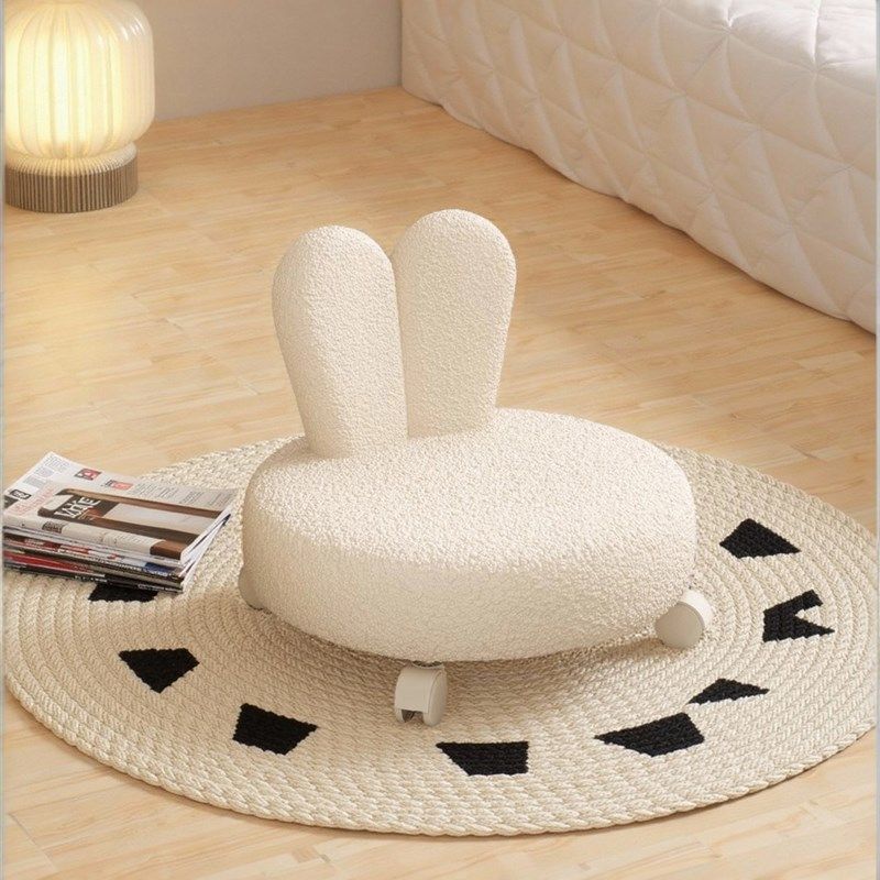 万向轮家用靠背小板凳创t意滑轮椅矮凳门口换鞋凳可爱儿童学步凳,住宅家具,万向轮凳,淘宝优惠券,粉丝福利购,淘宝优惠卷